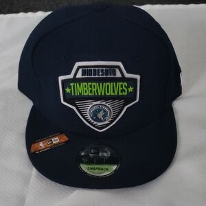New Era Navy Timberwolves Snapback Hat